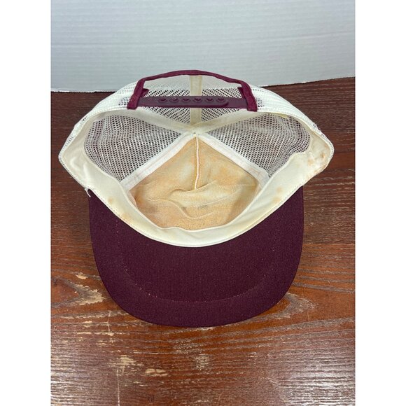 Vintage Hersheys Logo Mesh Trucker 3 Stripe Snapback Hat X3 - Picture 4 of 5